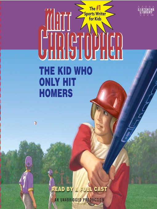 Title details for The Kid Who Only Hit Homers by Matt Christopher - Wait list